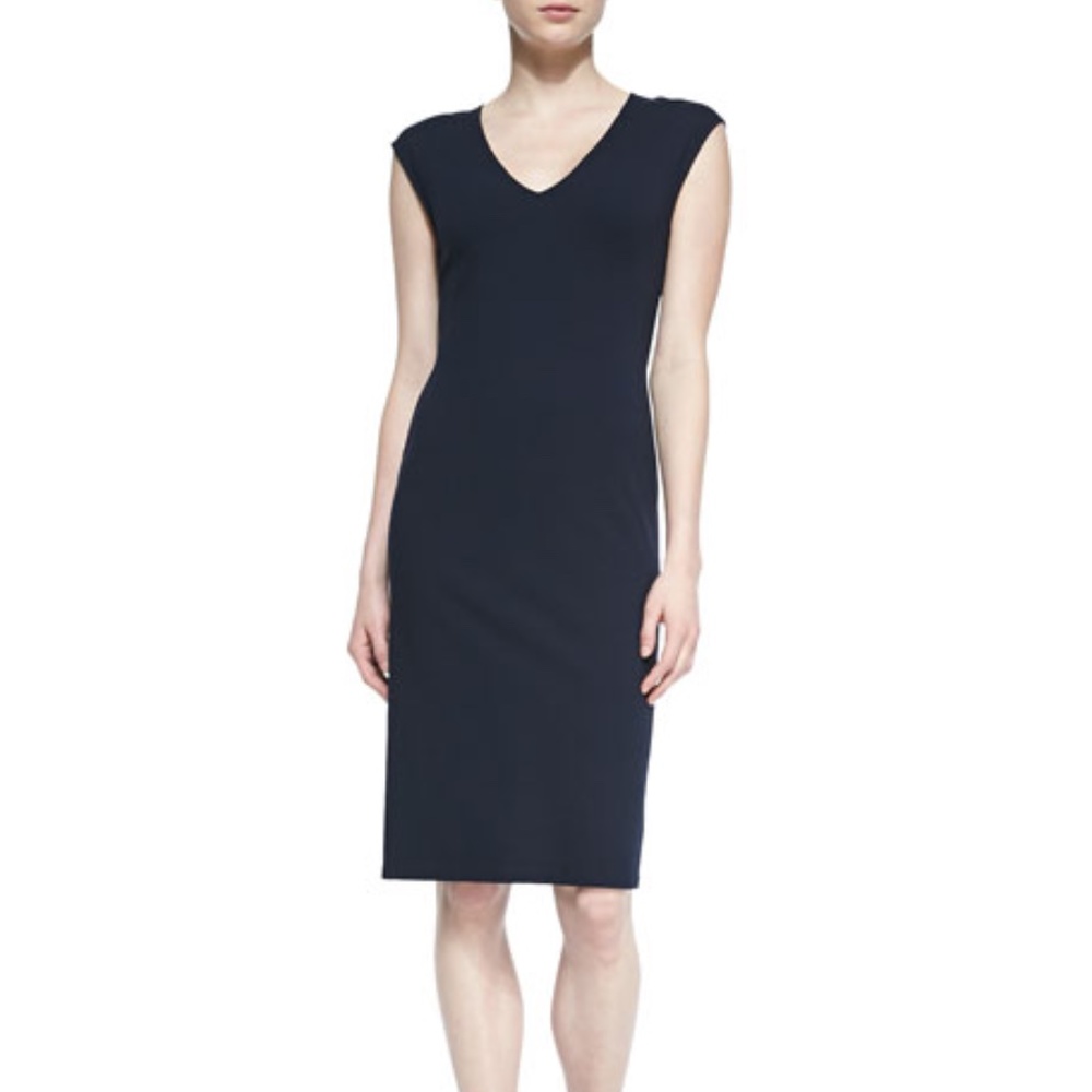 Black Theory Naepra Fixture Ponte Mid Length Dress